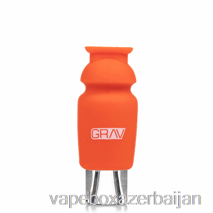 Vape Box Azerbaijan GRAV Silicone-Capped Glass Crutch Scarlet Orange